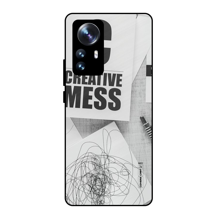 Creative Mess Metal Back Case for Xiaomi 12 Pro