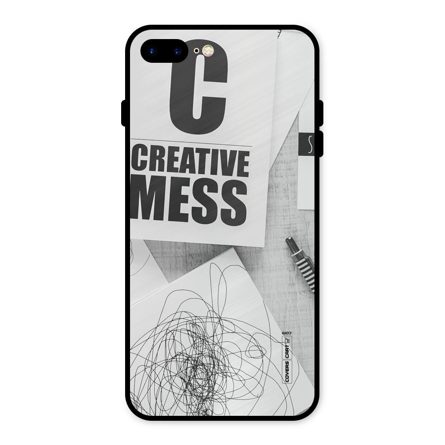 Creative Mess Metal Back Case for iPhone 7 Plus