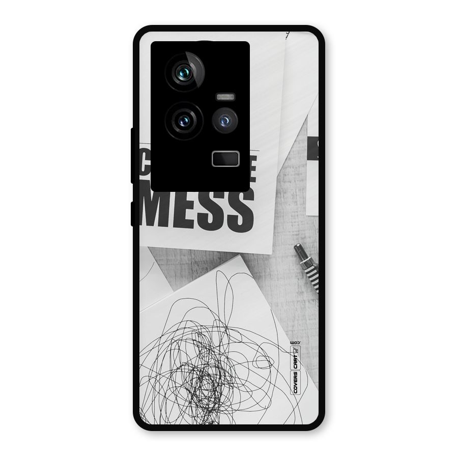 Creative Mess Metal Back Case for iQOO 11 5G