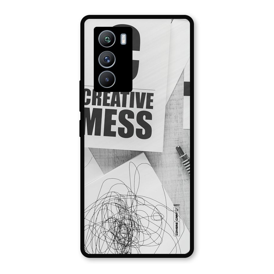 Creative Mess Metal Back Case for iQOO 9 SE