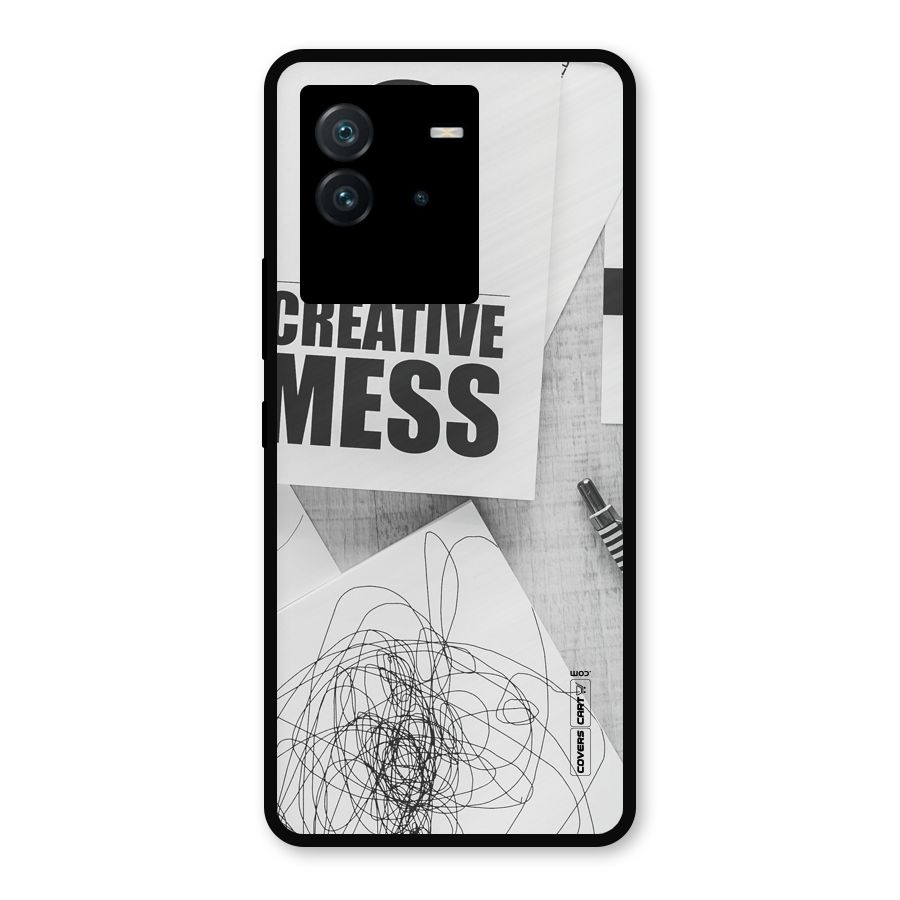 Creative Mess Metal Back Case for iQOO Neo 6 5G