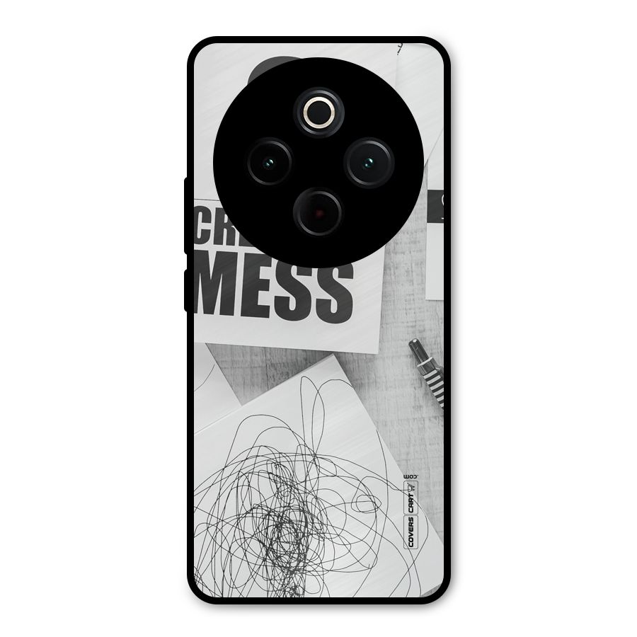 Creative Mess Metal Back Case for iQOO Z10