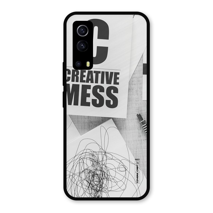 Creative Mess Metal Back Case for iQOO Z3