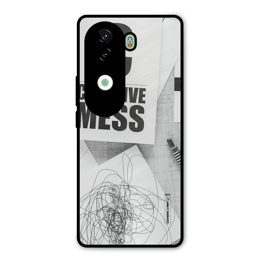Creative Mess Metal Back Case for iQOO Z9s