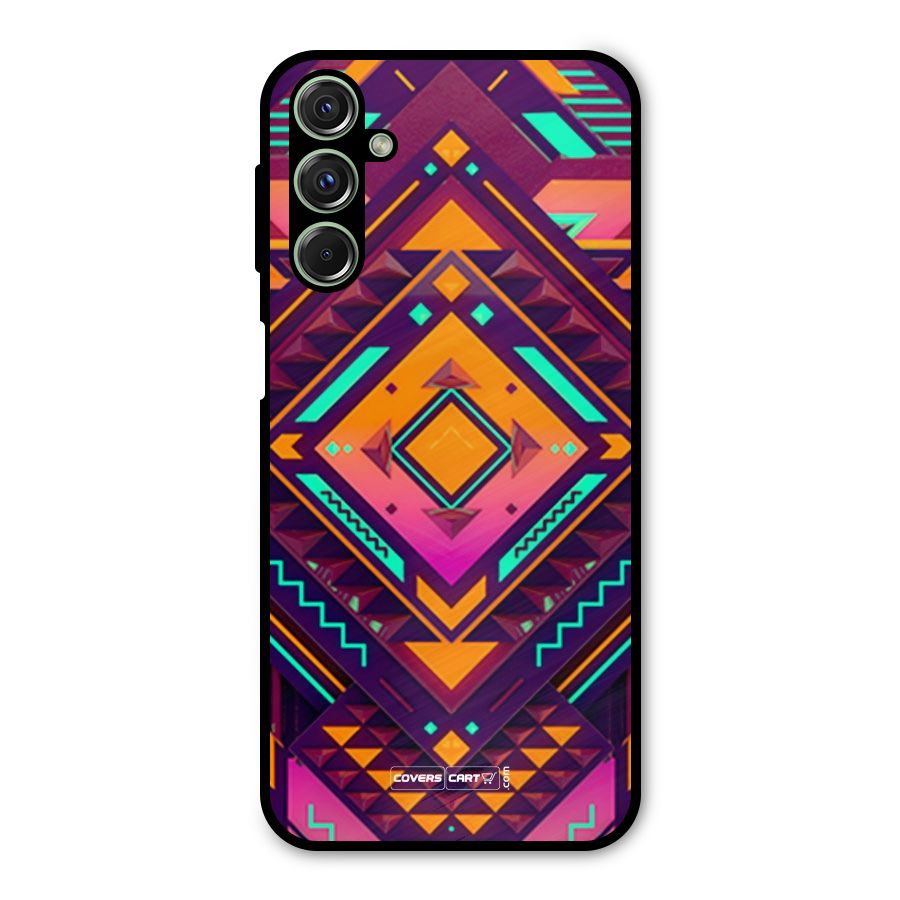 Creative Rhombus Metal Back Case for Galaxy F34