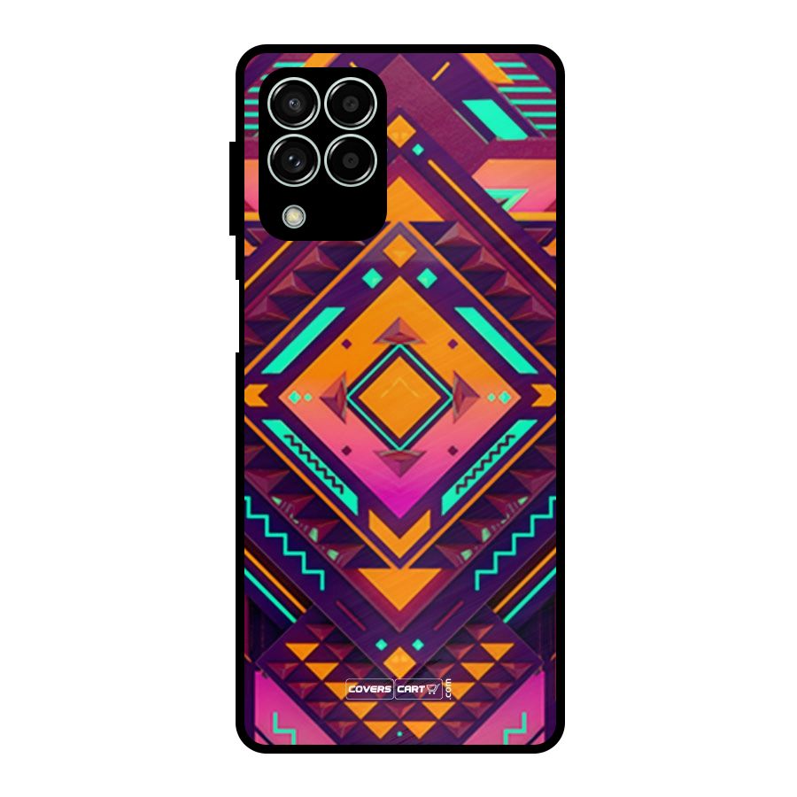 Creative Rhombus Metal Back Case for Galaxy M33
