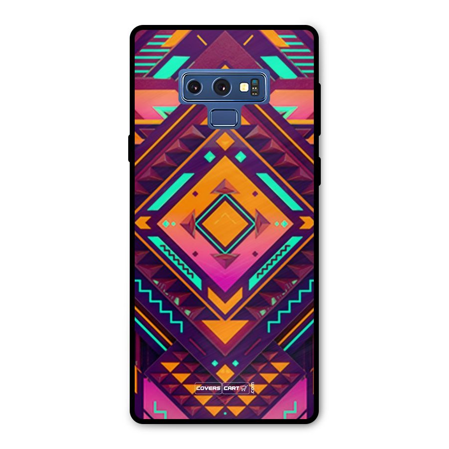 Creative Rhombus Metal Back Case for Galaxy Note 9
