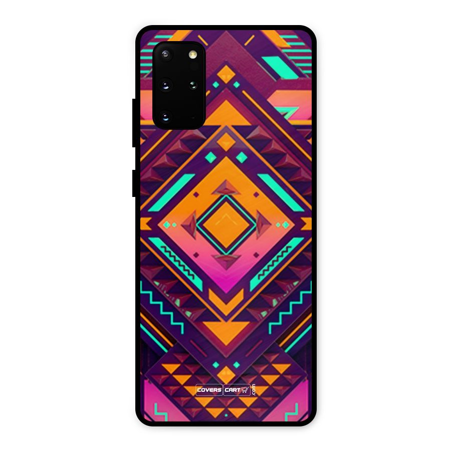 Creative Rhombus Metal Back Case for Galaxy S20 Plus