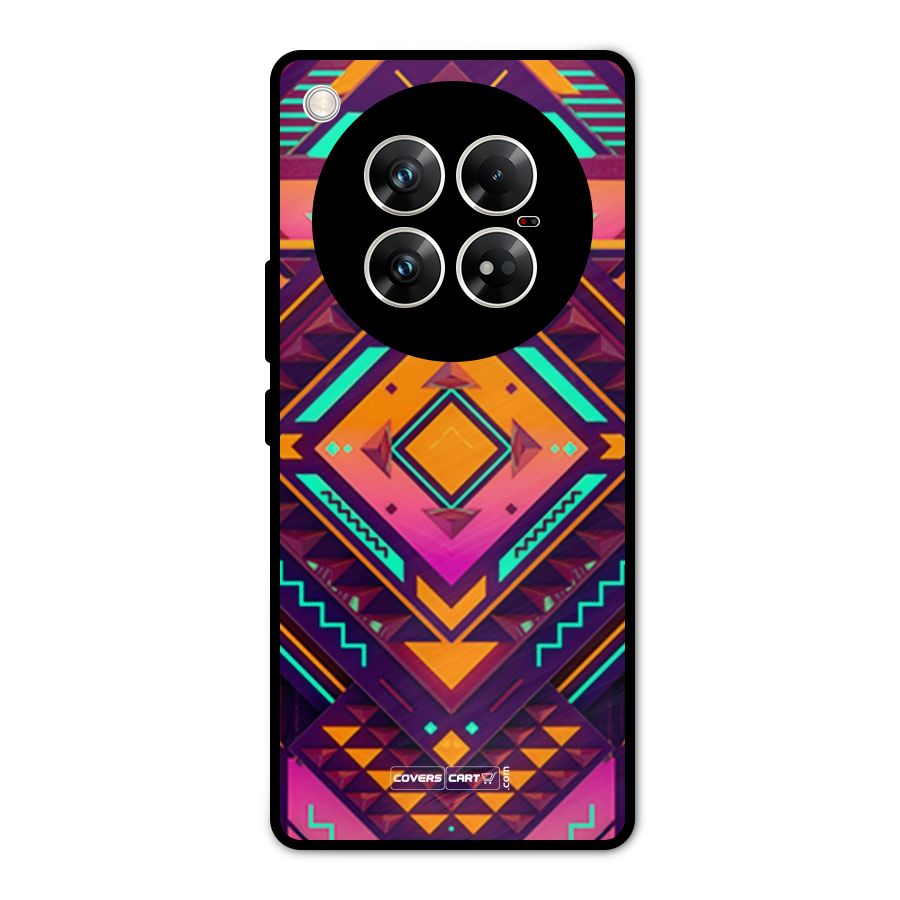 Creative Rhombus Metal Back Case for Infinix Zero 40 5G