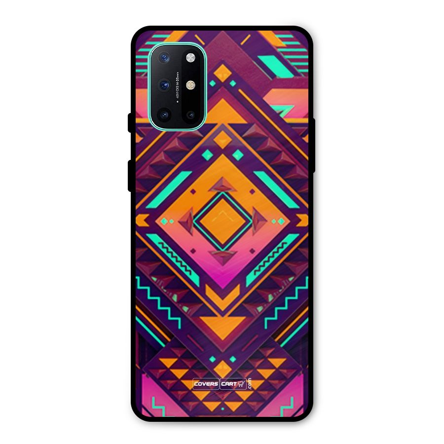 Creative Rhombus Metal Back Case for OnePlus 8T