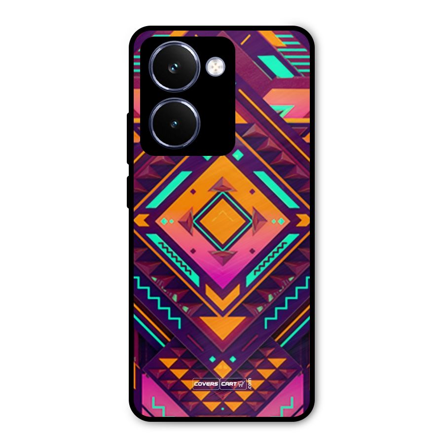 Creative Rhombus Metal Back Case for Realme P3 Ultra