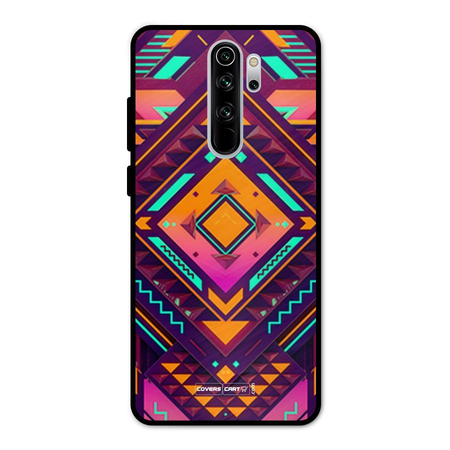 Creative Rhombus Metal Back Case for Redmi Note 8 Pro