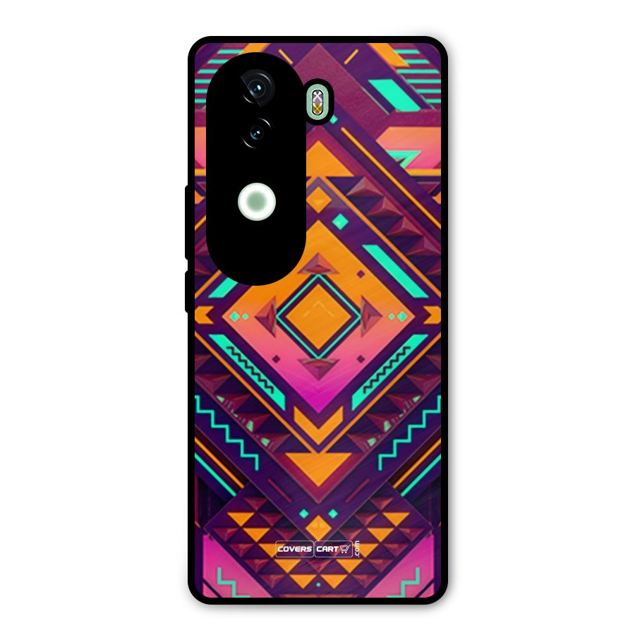Creative Rhombus Metal Back Case for Vivo V40e