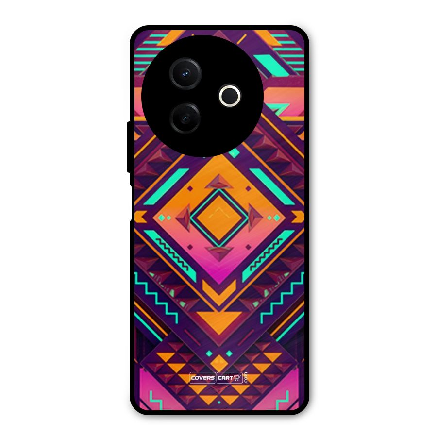 Creative Rhombus Metal Back Case for Vivo Y39