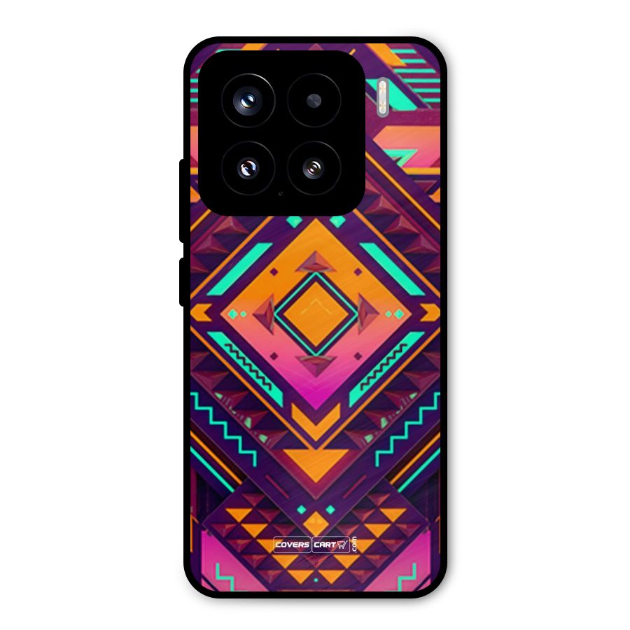 Creative Rhombus Metal Back Case for Xiaomi 15
