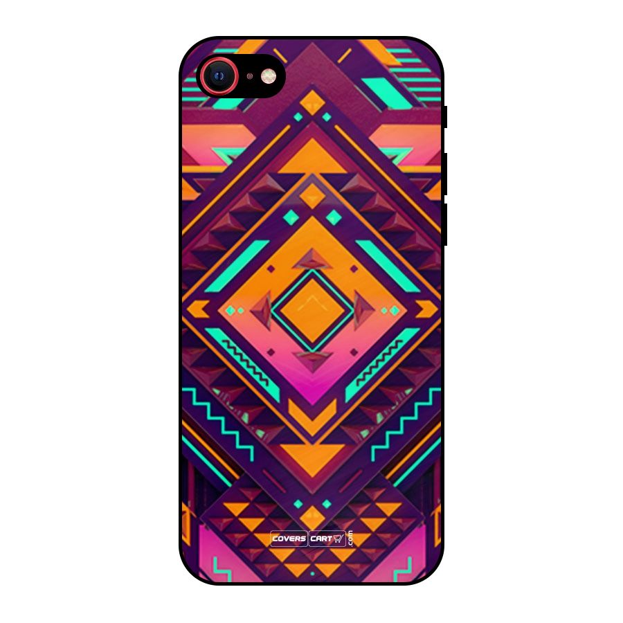 Creative Rhombus Metal Back Case for iPhone 7