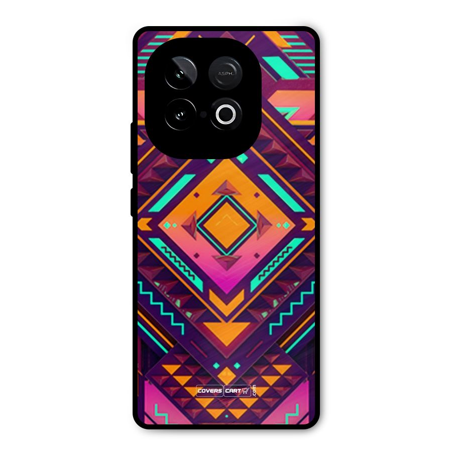 Creative Rhombus Metal Back Case for iQOO Neo 10
