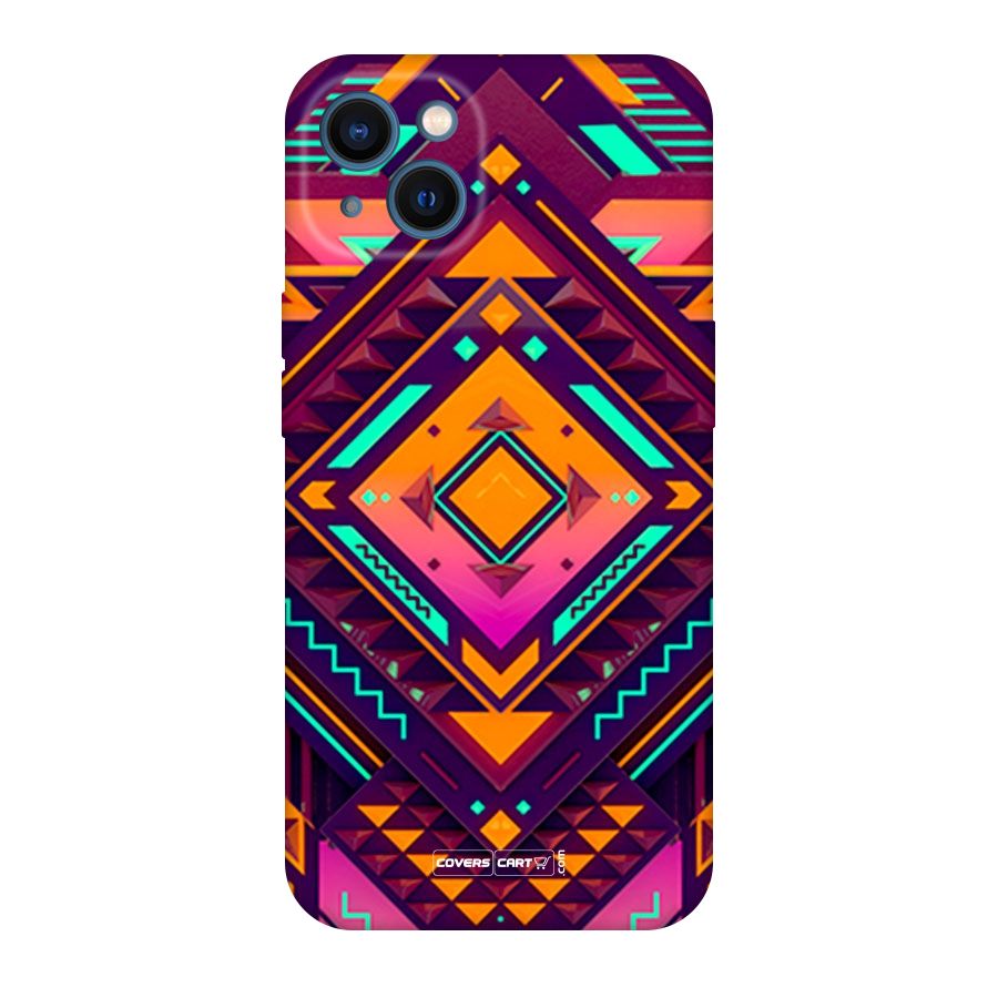 Creative Rhombus Original Polycarbonate Back Case for iPhone 13