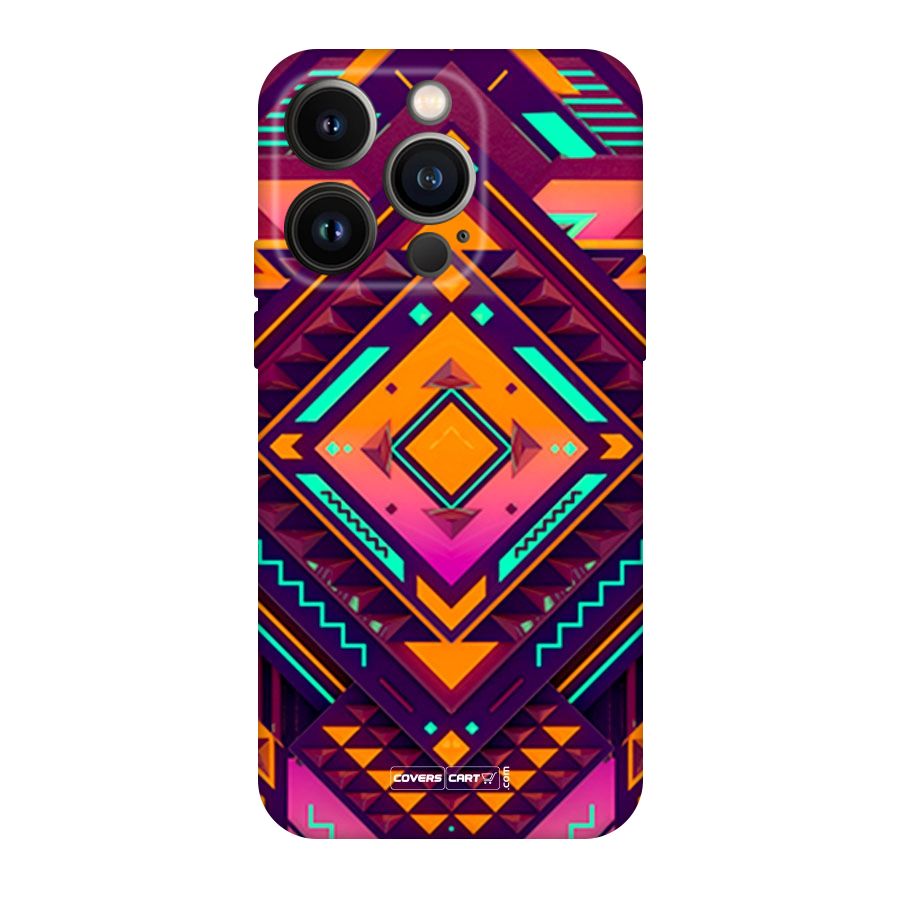 Creative Rhombus Original Polycarbonate Back Case for iPhone 14 Pro