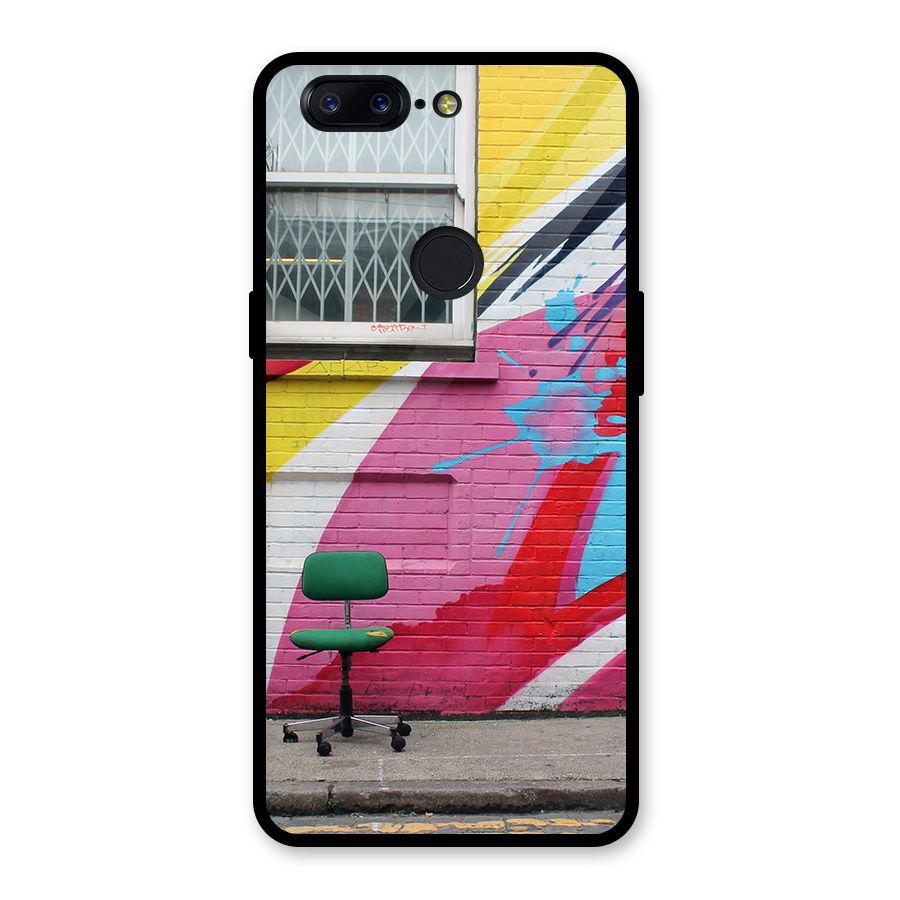 Creative Wall Art Glass Back Case for OnePlus 5T