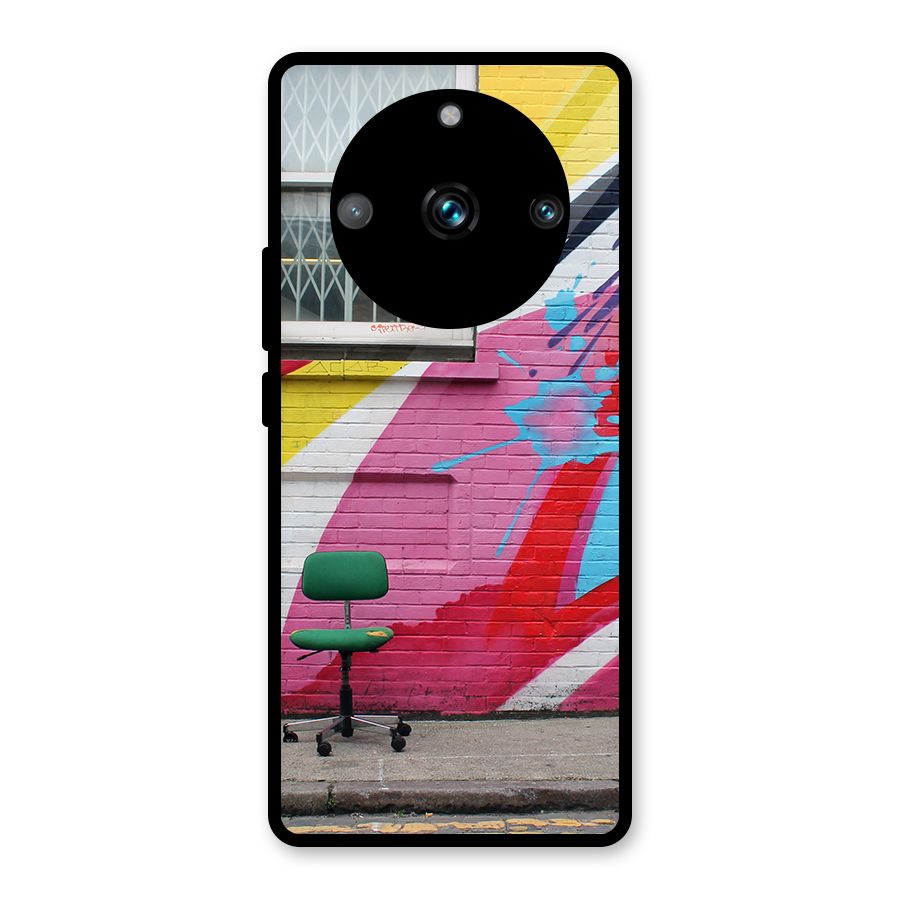 Creative Wall Art Glass Back Case for Realme Narzo 60 Pro