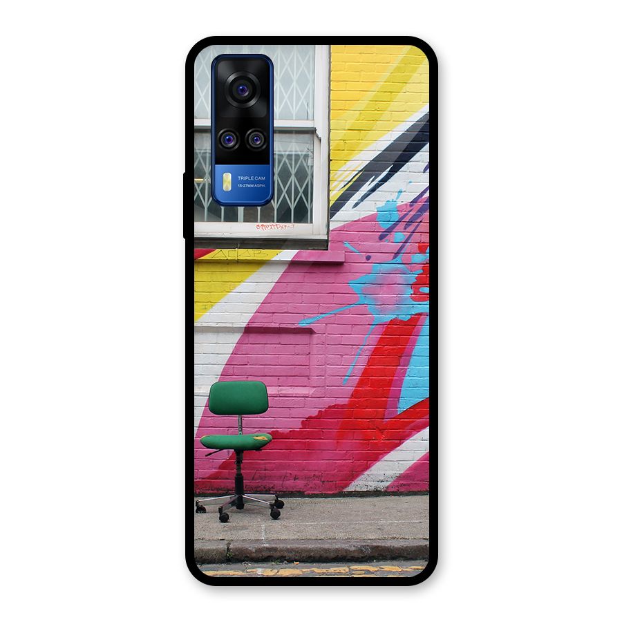 Creative Wall Art Glass Back Case for Vivo Y31