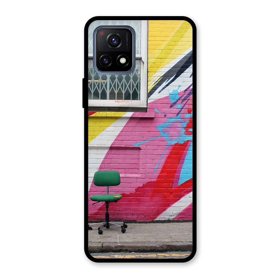 Creative Wall Art Glass Back Case for Vivo Y72 5G