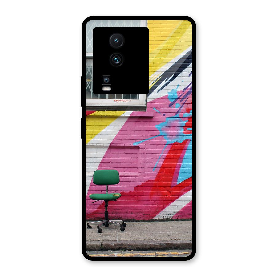 Creative Wall Art Glass Back Case for Vivo iQOO Neo 7