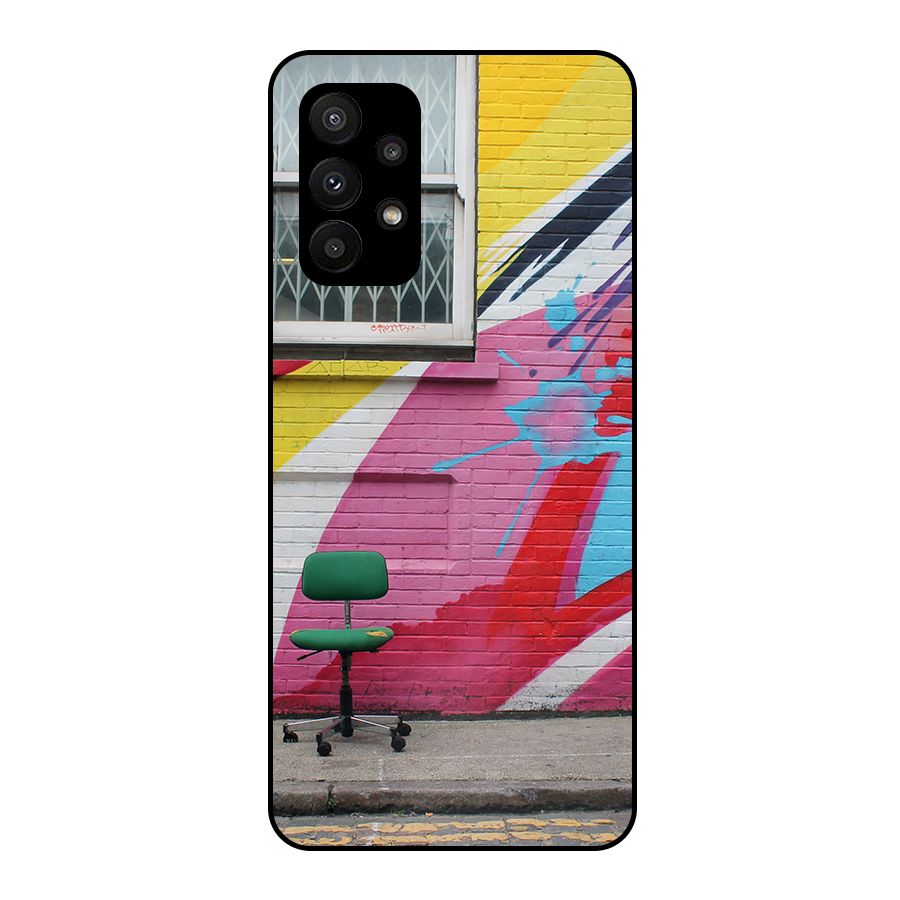 Creative Wall Art Metal Back Case for Galaxy A23
