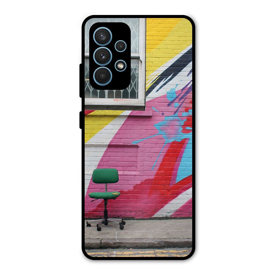 Creative Wall Art Metal Back Case for Galaxy A32