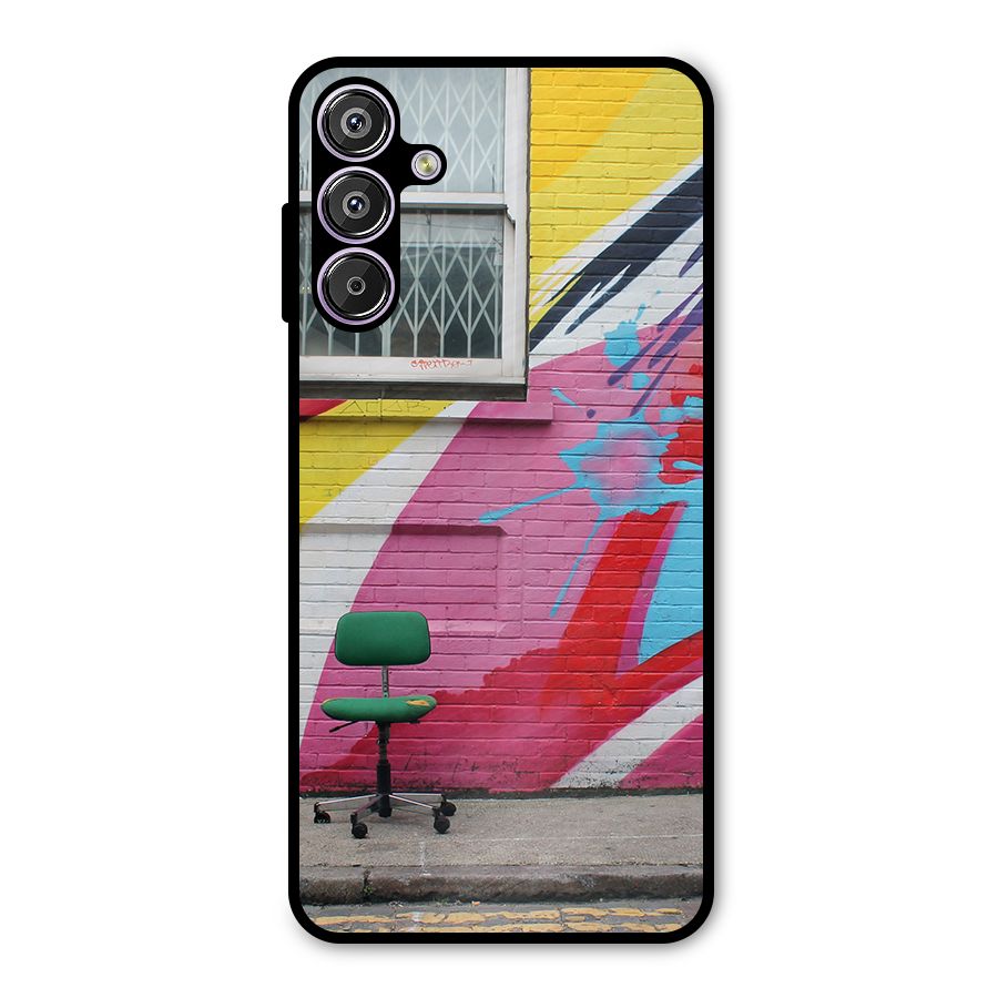 Creative Wall Art Metal Back Case for Galaxy M15