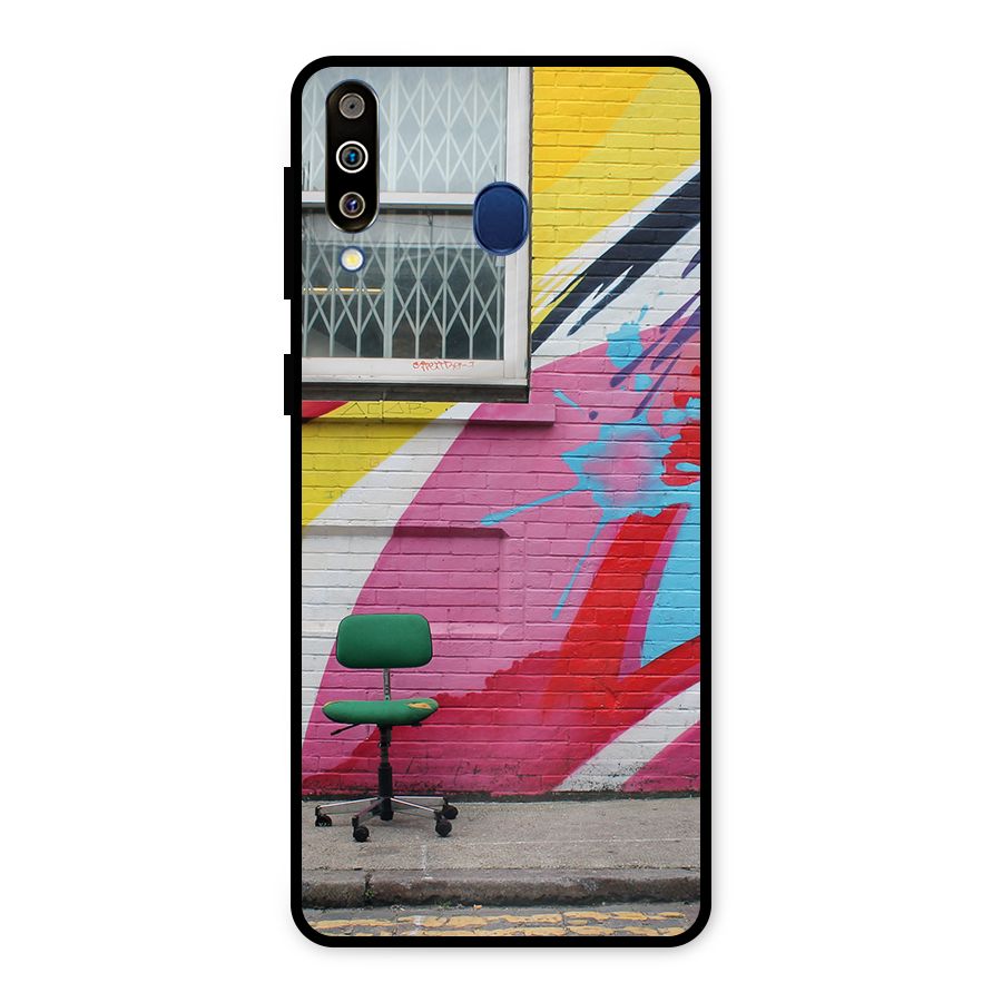 Creative Wall Art Metal Back Case for Galaxy M30