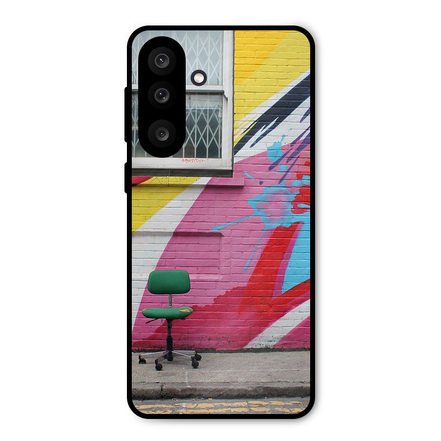 Creative Wall Art Metal Back Case for Galaxy M56