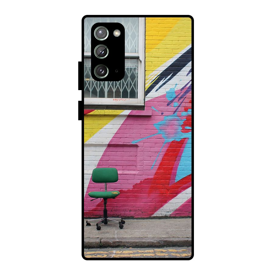 Creative Wall Art Metal Back Case for Galaxy Note 20