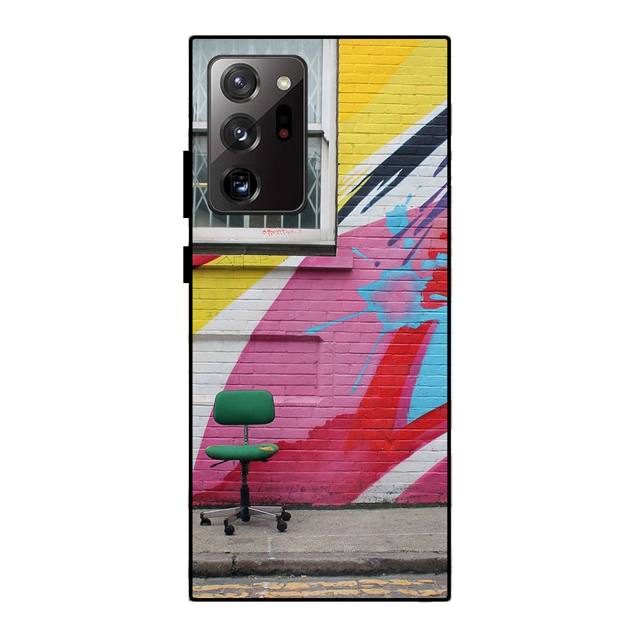 Creative Wall Art Metal Back Case for Galaxy Note 20 Ultra