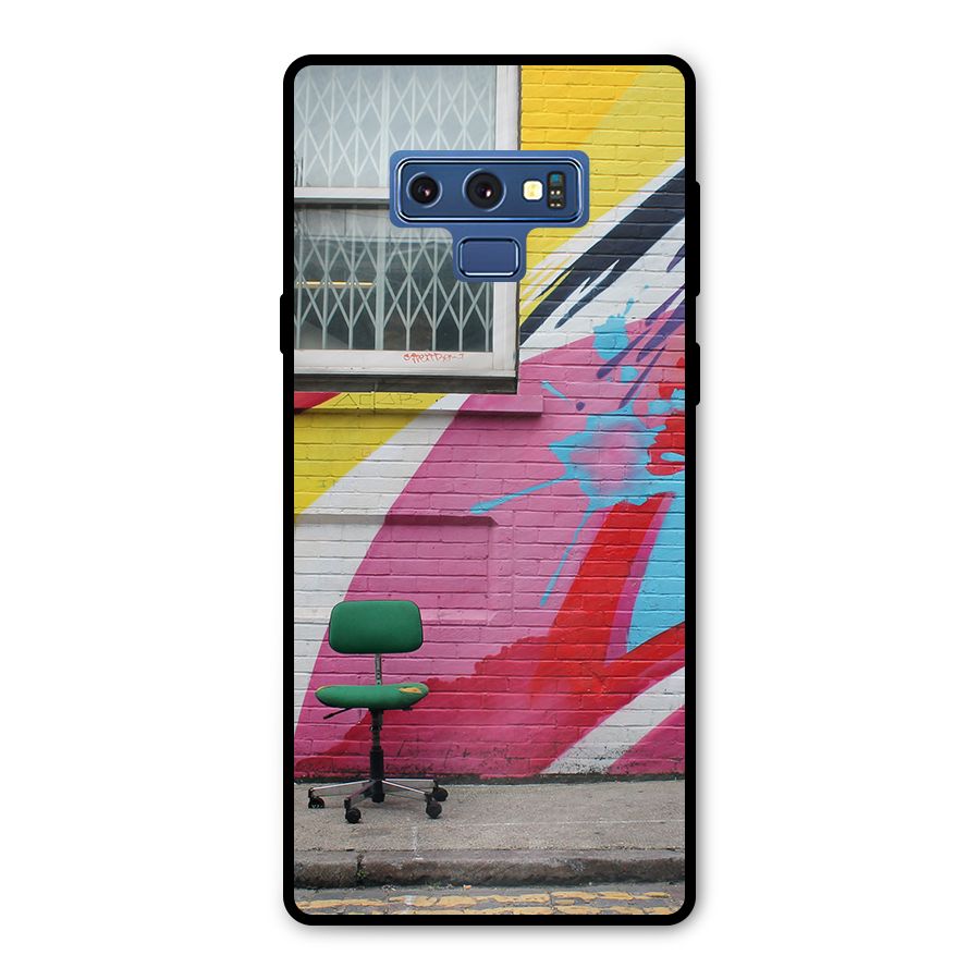 Creative Wall Art Metal Back Case for Galaxy Note 9