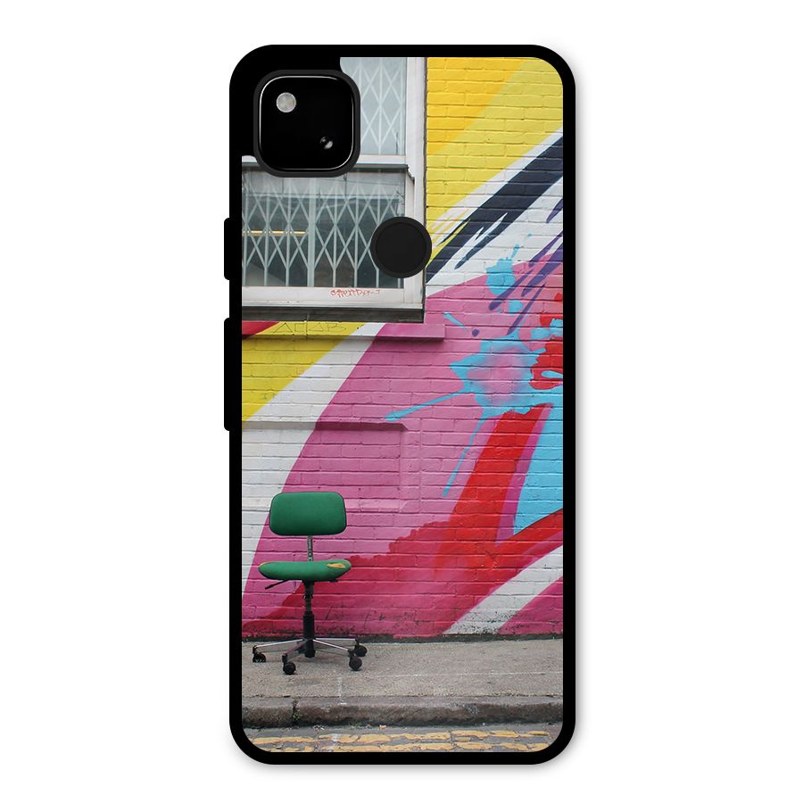 Creative Wall Art Metal Back Case for Google Pixel 4a