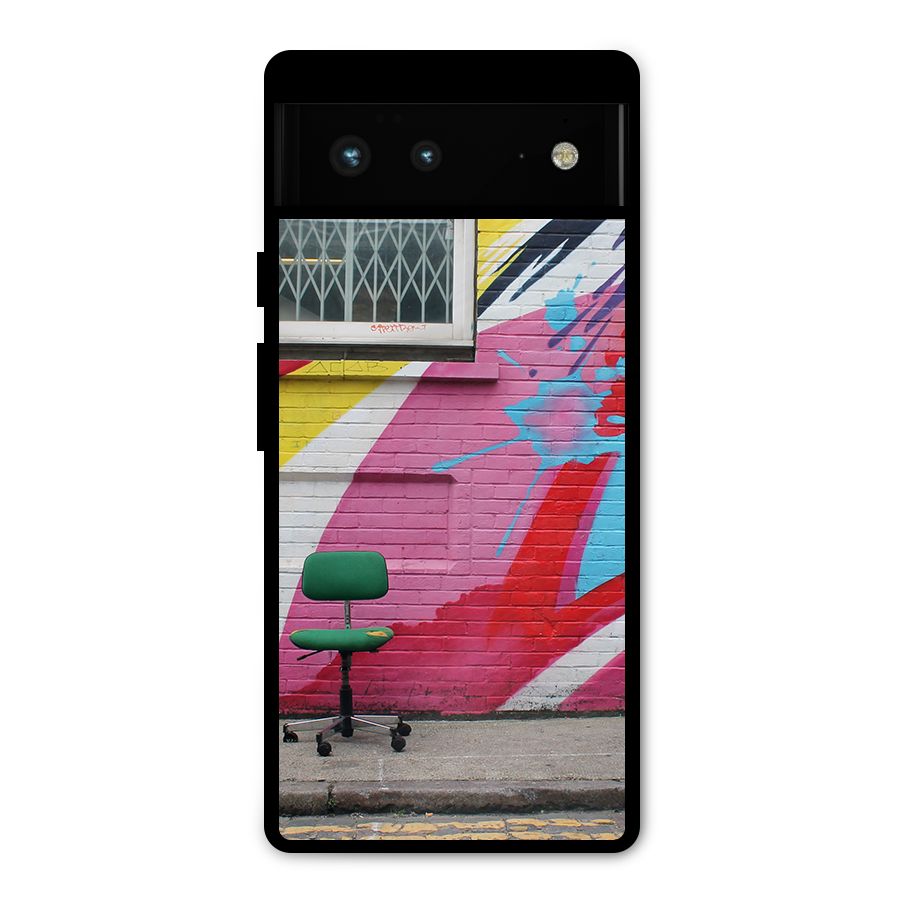 Creative Wall Art Metal Back Case for Google Pixel 6
