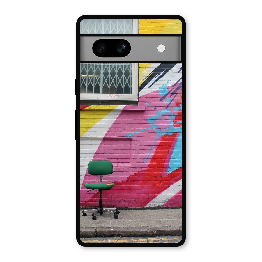Creative Wall Art Metal Back Case for Google Pixel 7a