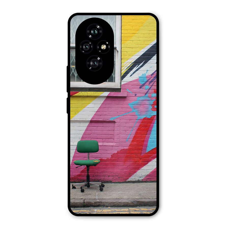 Creative Wall Art Metal Back Case for Honor 200