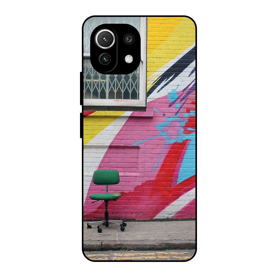 Creative Wall Art Metal Back Case for Mi 11 Lite