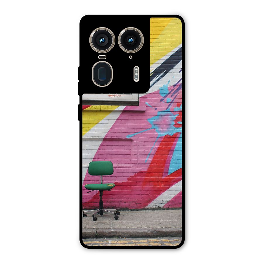 Creative Wall Art Metal Back Case for Motorola Edge 50 Ultra