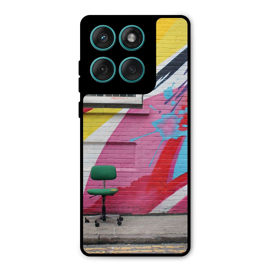 Creative Wall Art Metal Back Case for Motorola Edge 60