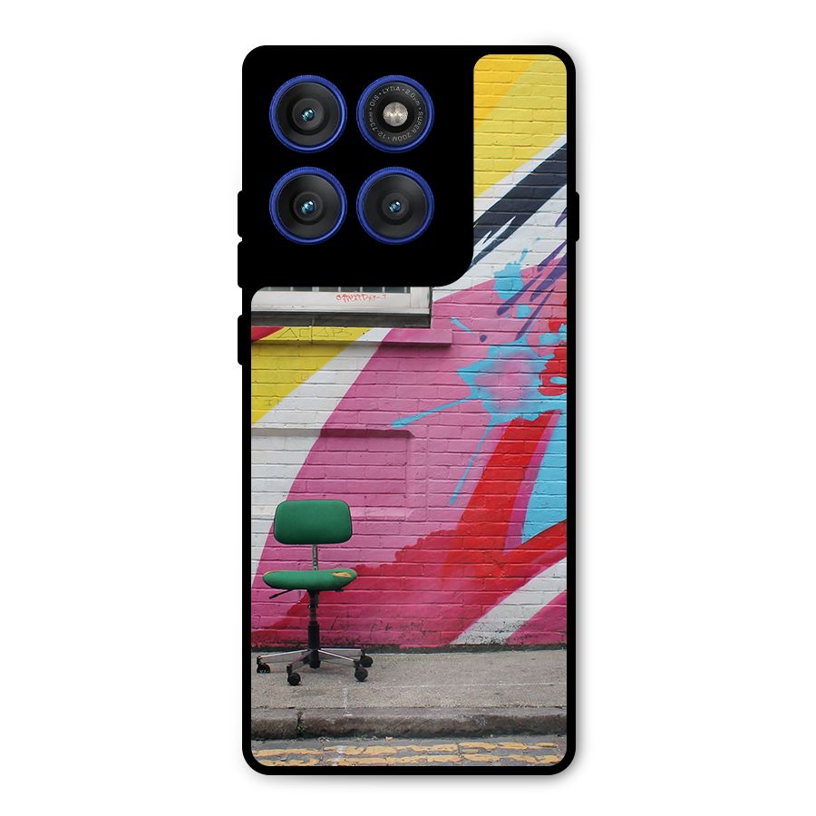 Creative Wall Art Metal Back Case for Motorola Edge 60 Pro