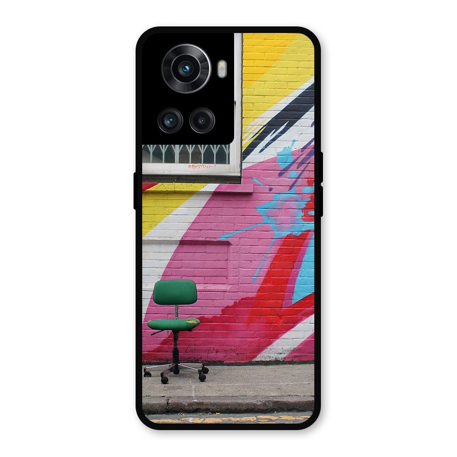 Creative Wall Art Metal Back Case for OnePlus 10R