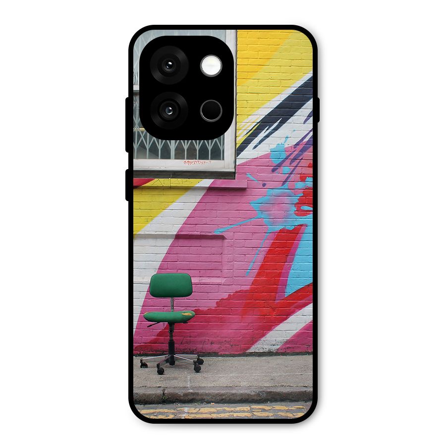 Creative Wall Art Metal Back Case for OnePlus 13s