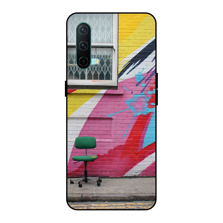 Creative Wall Art Metal Back Case for OnePlus Nord CE 5G