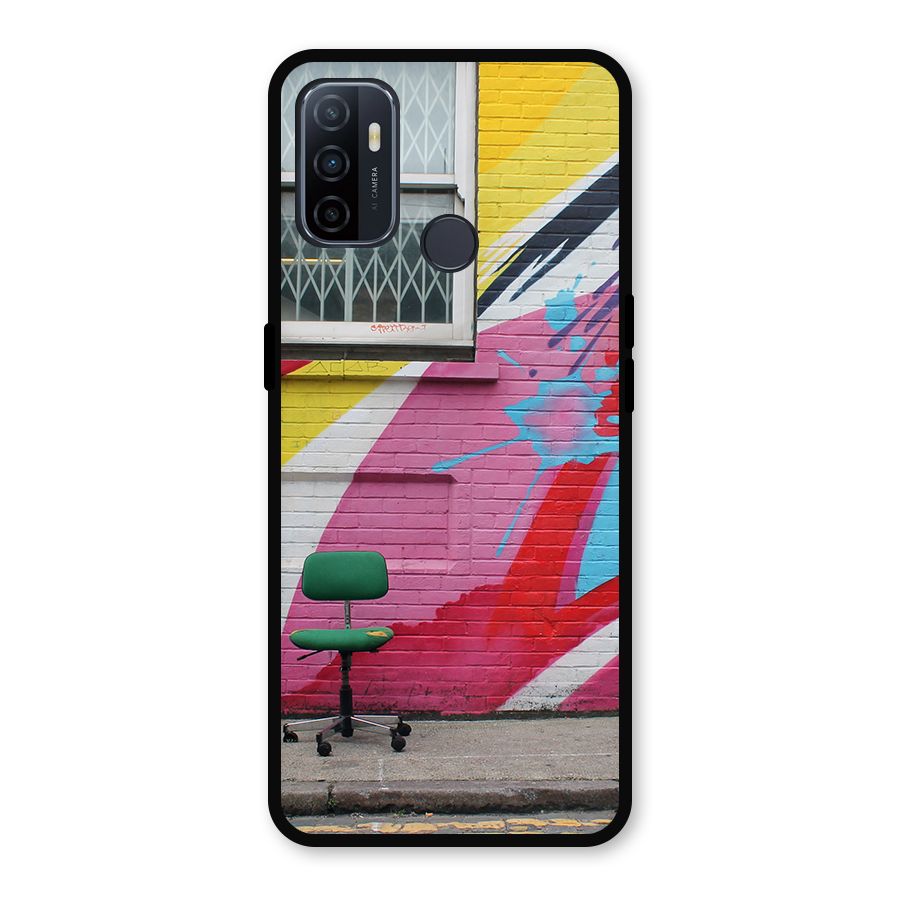 Creative Wall Art Metal Back Case for Oppo A53