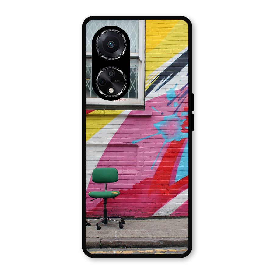 Creative Wall Art Metal Back Case for Oppo F23