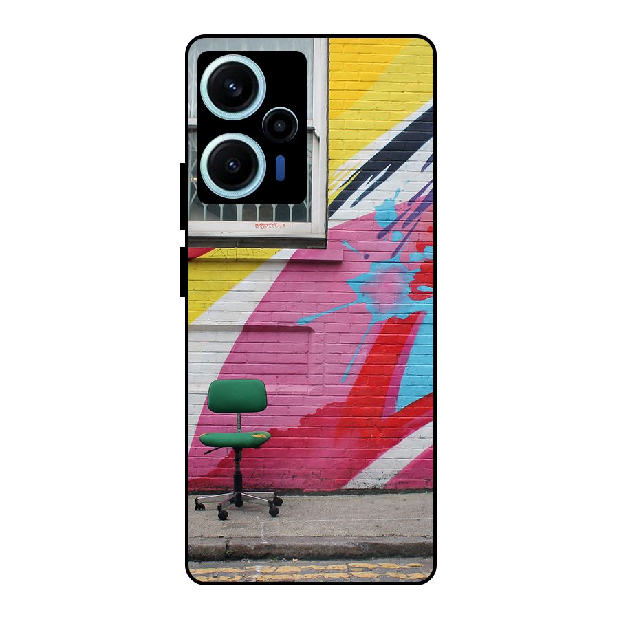 Creative Wall Art Metal Back Case for Poco F5